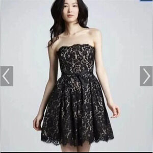 Robert Rodriguez for Target Neiman Marcus strapless lace dress size 8